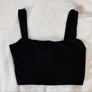Forever 21 black crop top